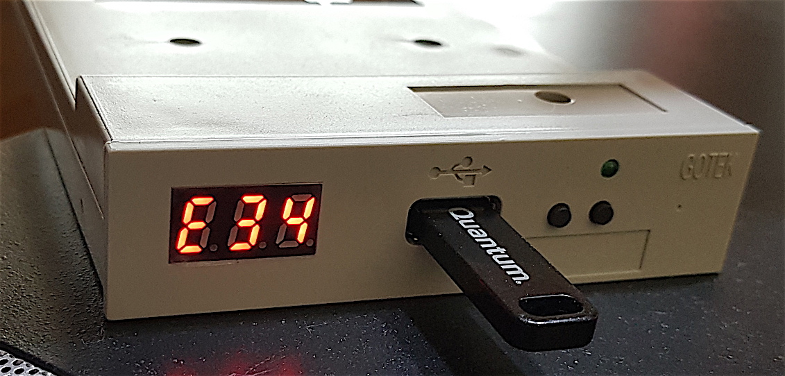 Gotek FlashFloppy kiegészítés